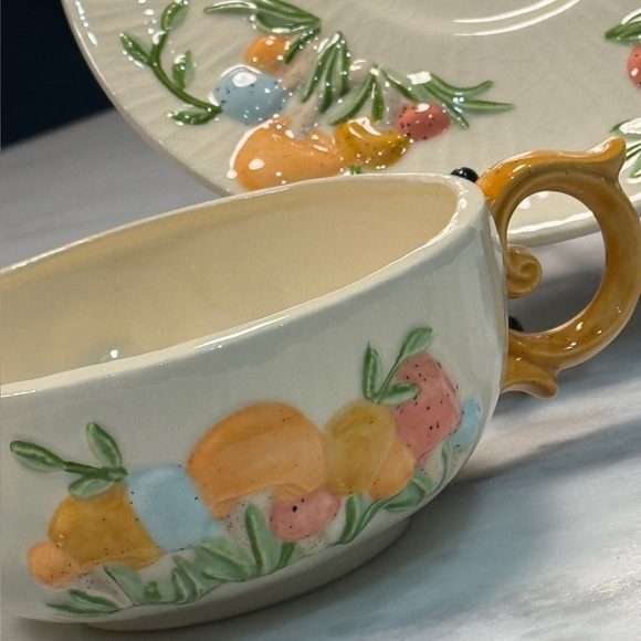 Vintage Mushroom Soup Bowl and Plate set. - Picture 6 of 13